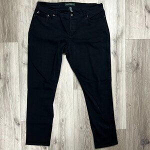 Vintage 90s Lauren Ralph Lauren Black High Rise Jeans 14W